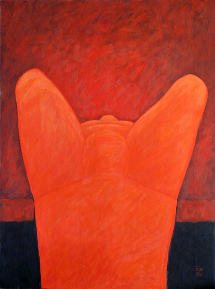 Barbara Jakubowska-Brozek: Form 20071001Acrylmalerei,  91 x 68 cm